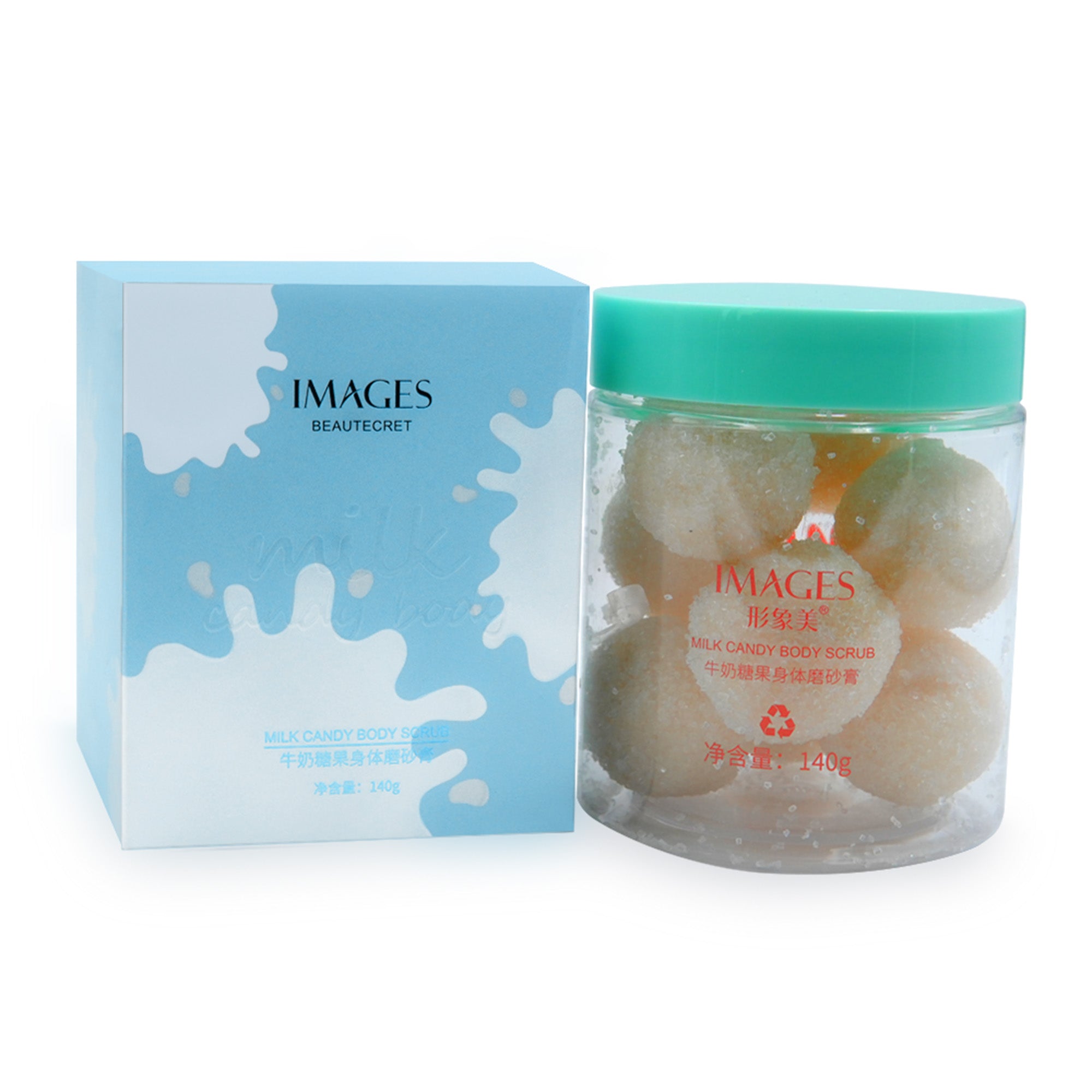 Exfoliante Bolita De Leche Y Azucar