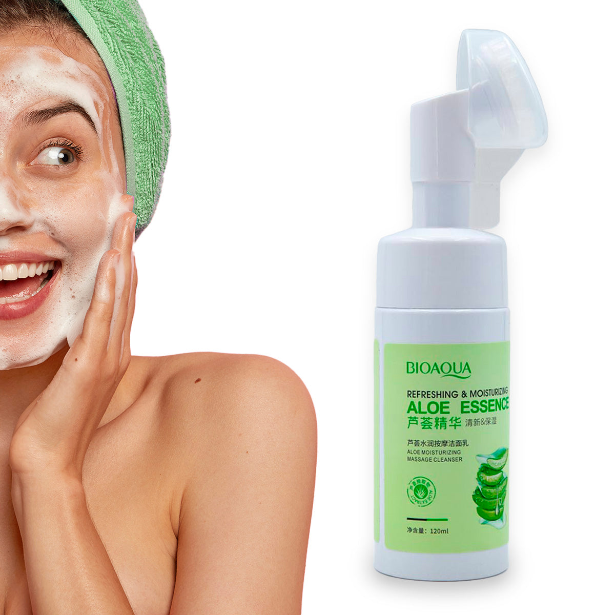 Espuma Facial Aloe Vera