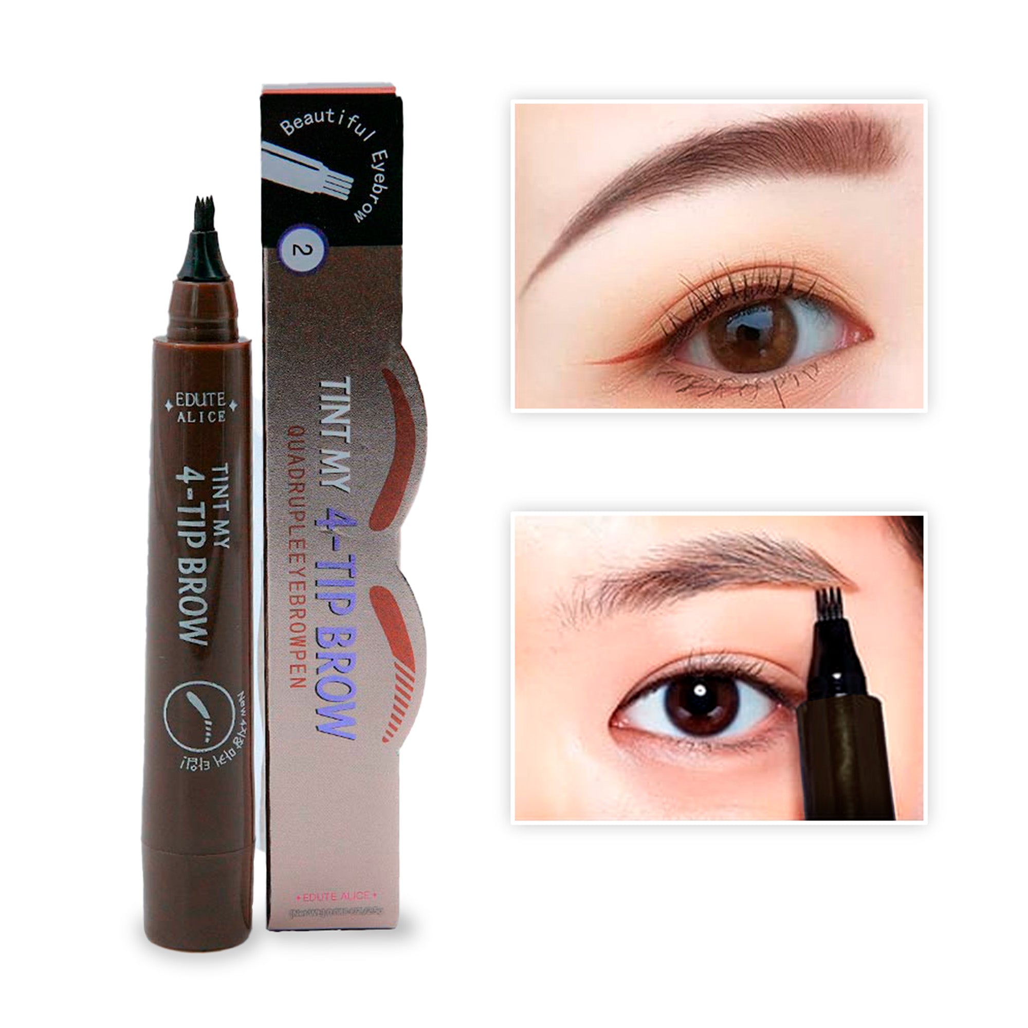 Plumon De Cejas Pelo A Pelo # 2 Dark Brown