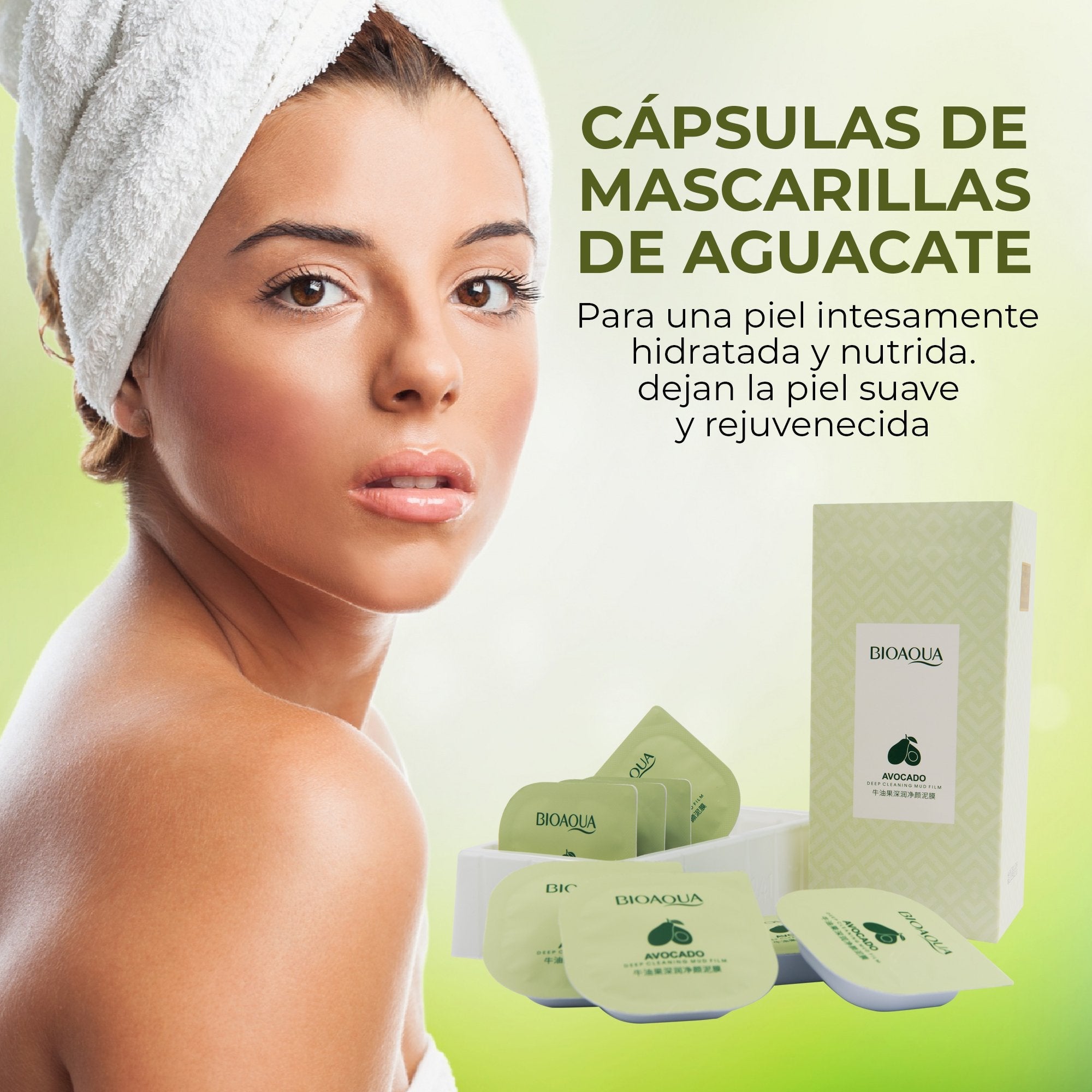 Mascarilla aguacate capsulas