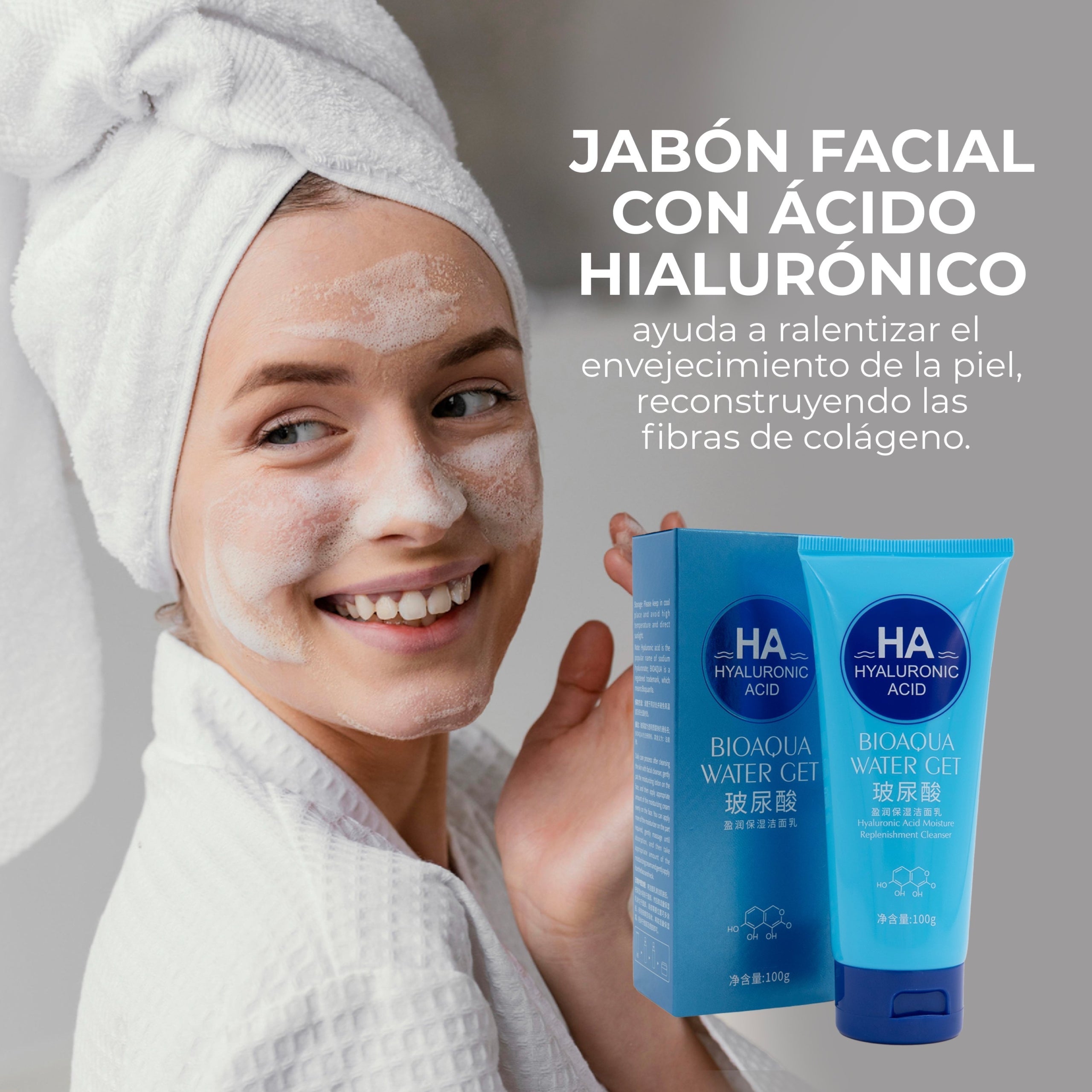Jabon acido hialuronico