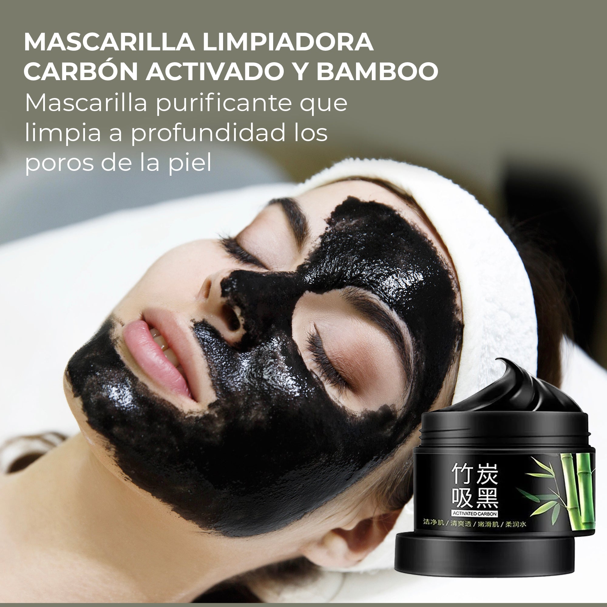 Mascarilla carbon activo