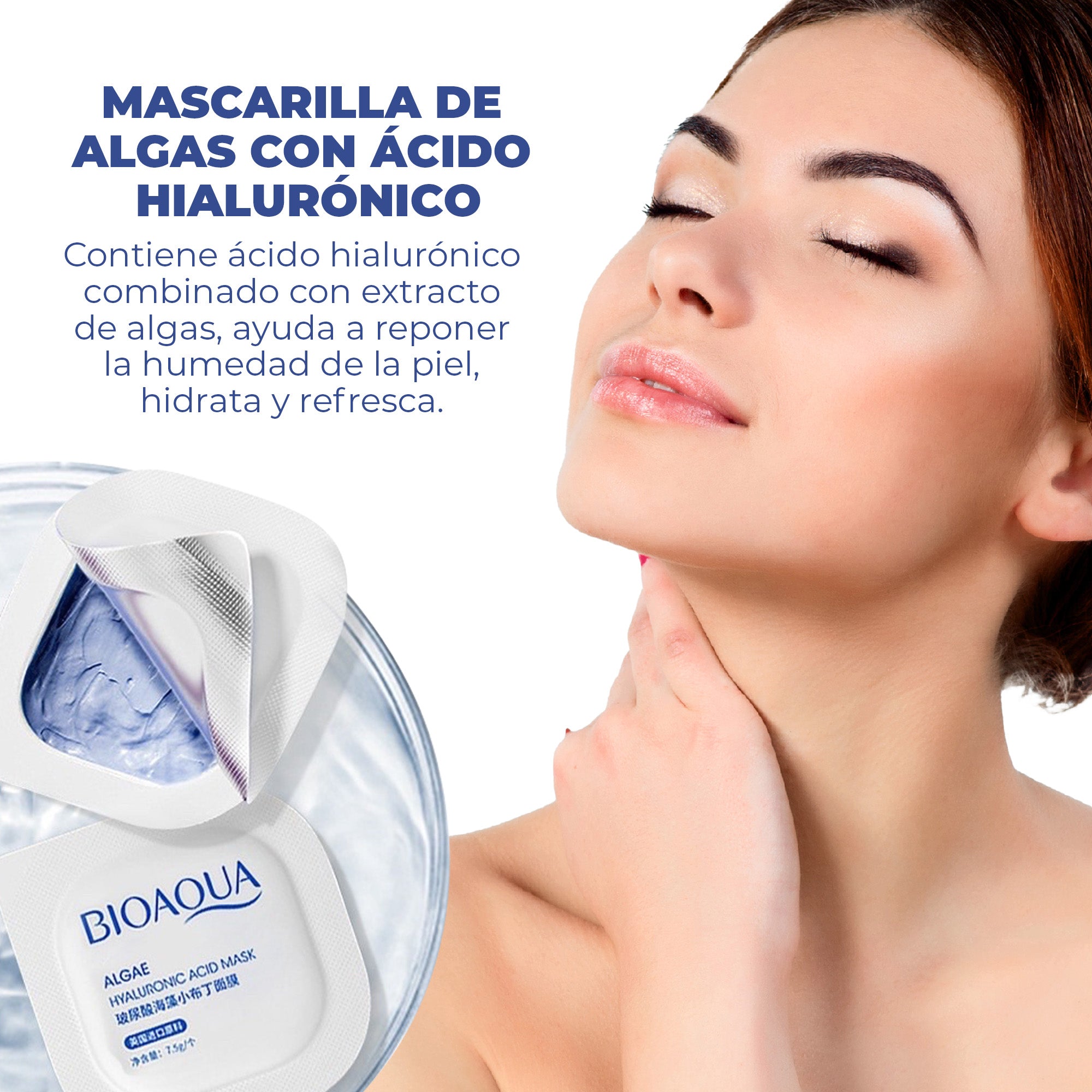 Mascarilla capsulas acido hialuronico
