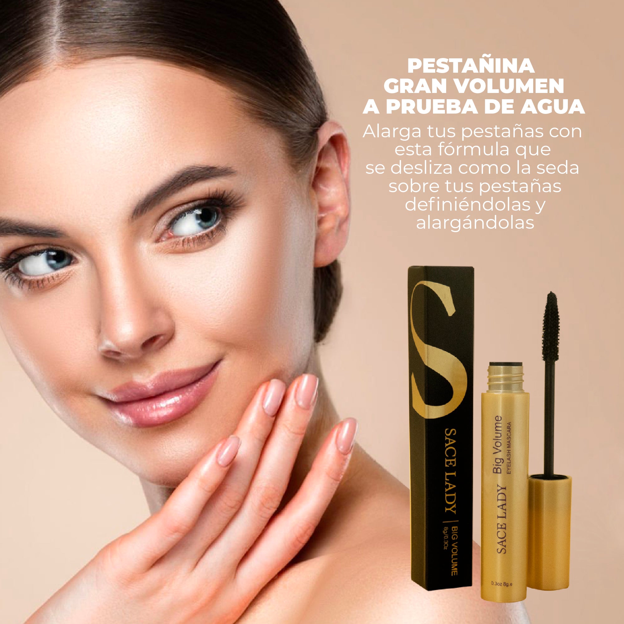 Pestañina dorada sace lady