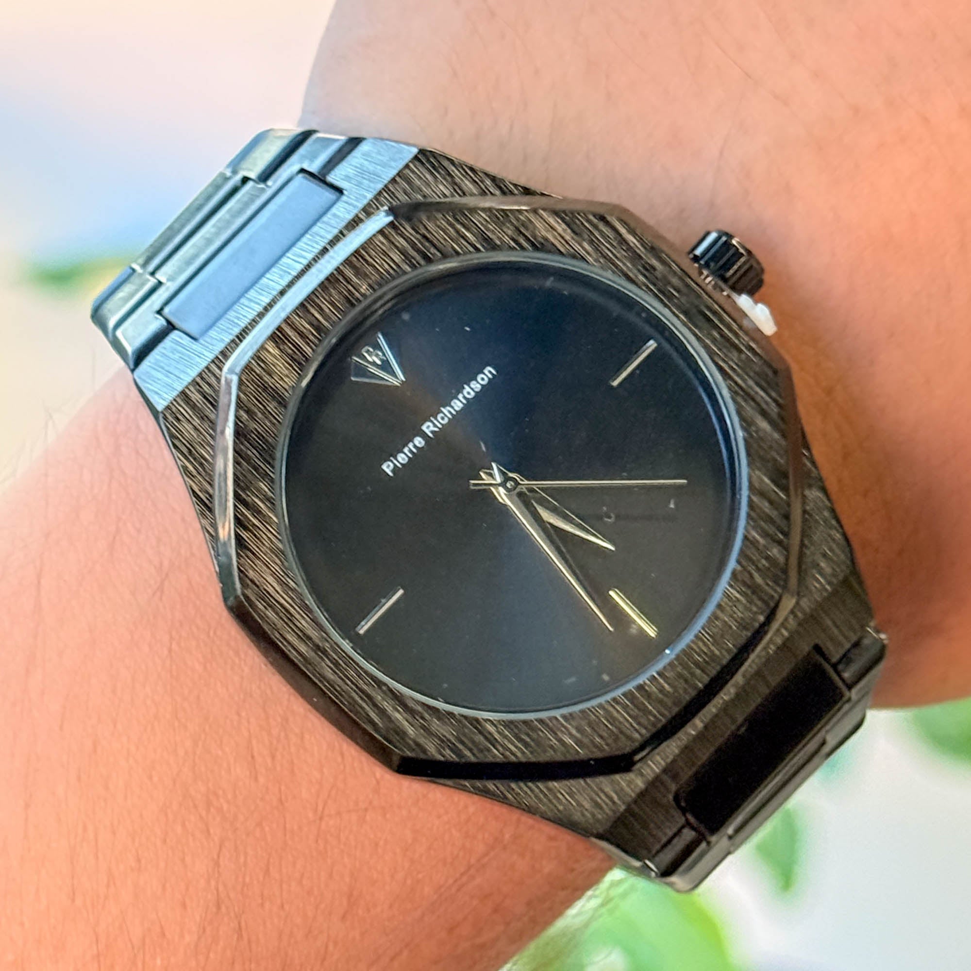 RELOJ APP METALICO  NEGRO  HOMBRE