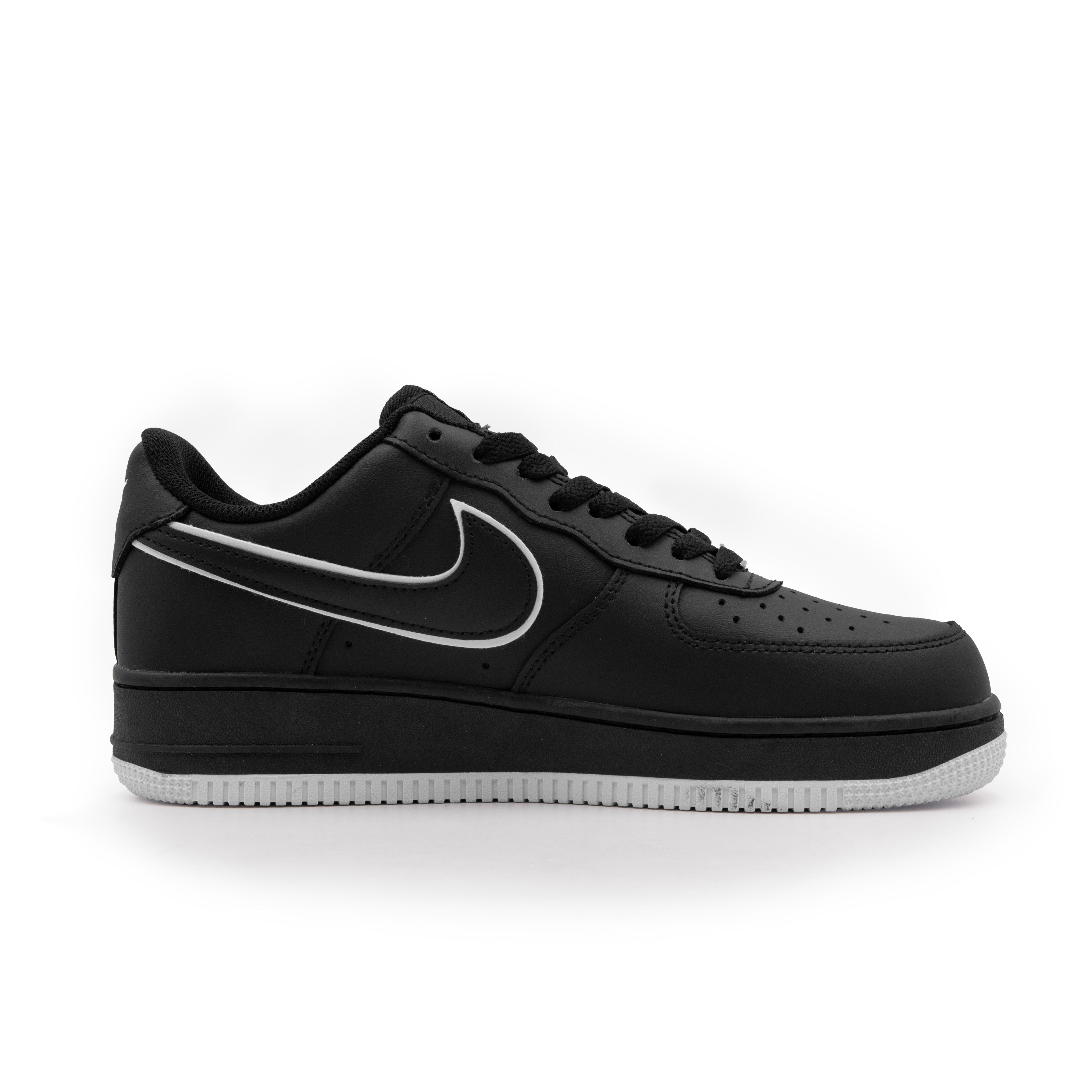 N1K3 FOR ONE 3 CUERO NEGRO X BLANCO HOMBRE