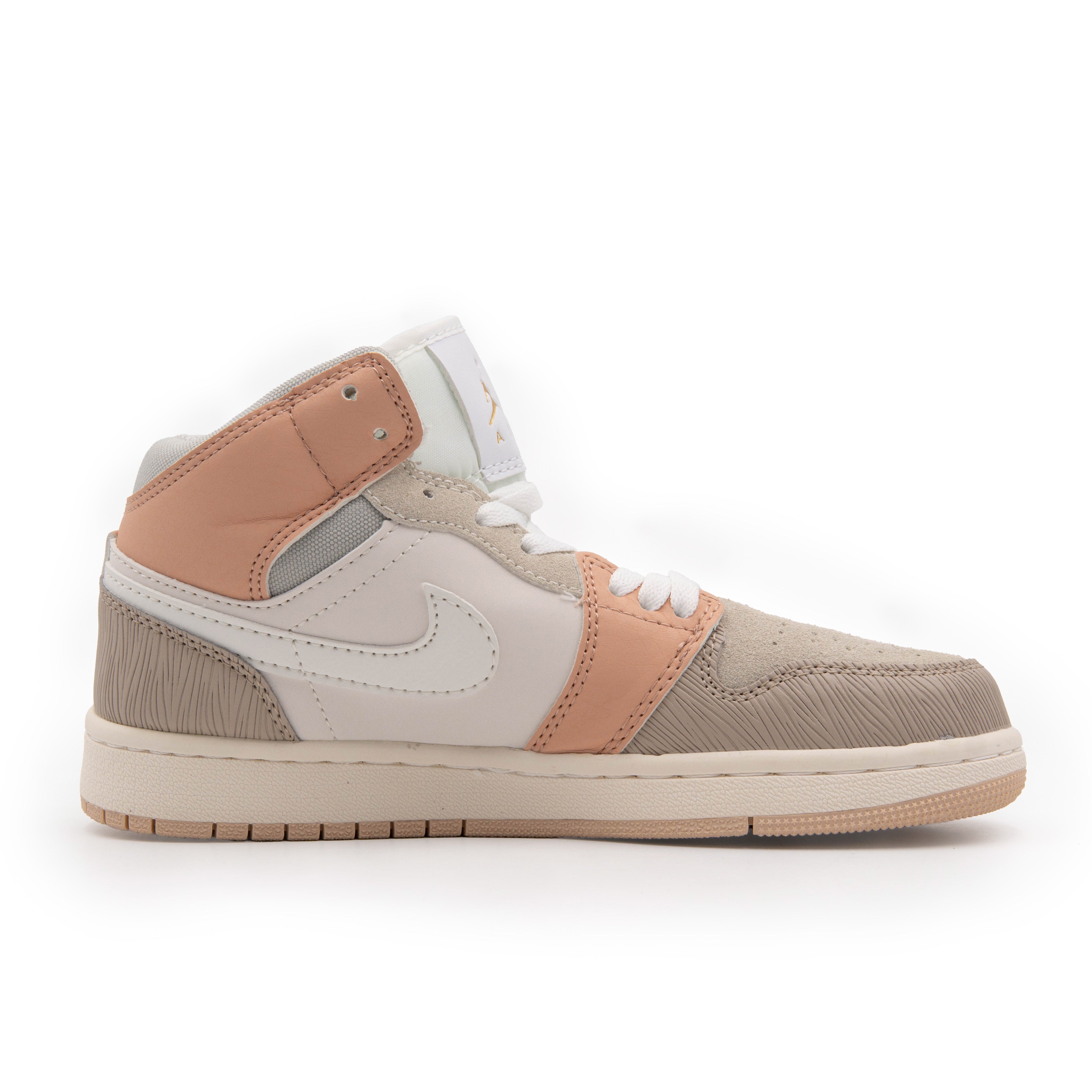 N1K3 BOTA MIAMI CUERO BEIGE X PALO DE ROSA DAMA