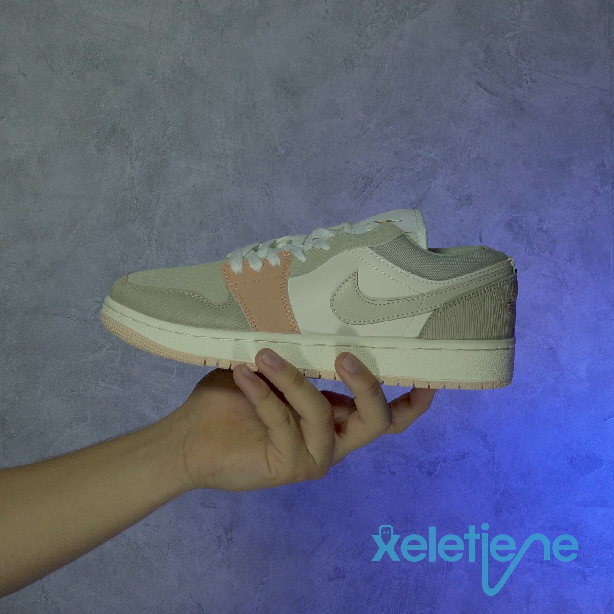N1K3 MADRID CUERO BEIGE X PALO DE ROSA DAMA