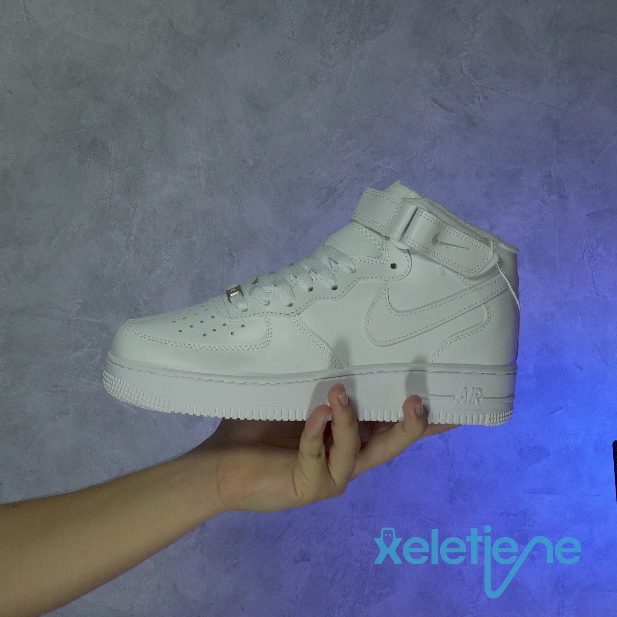 N1K3 FORCE ONE 2 BOTA HOMBRE BLANCO CUERO