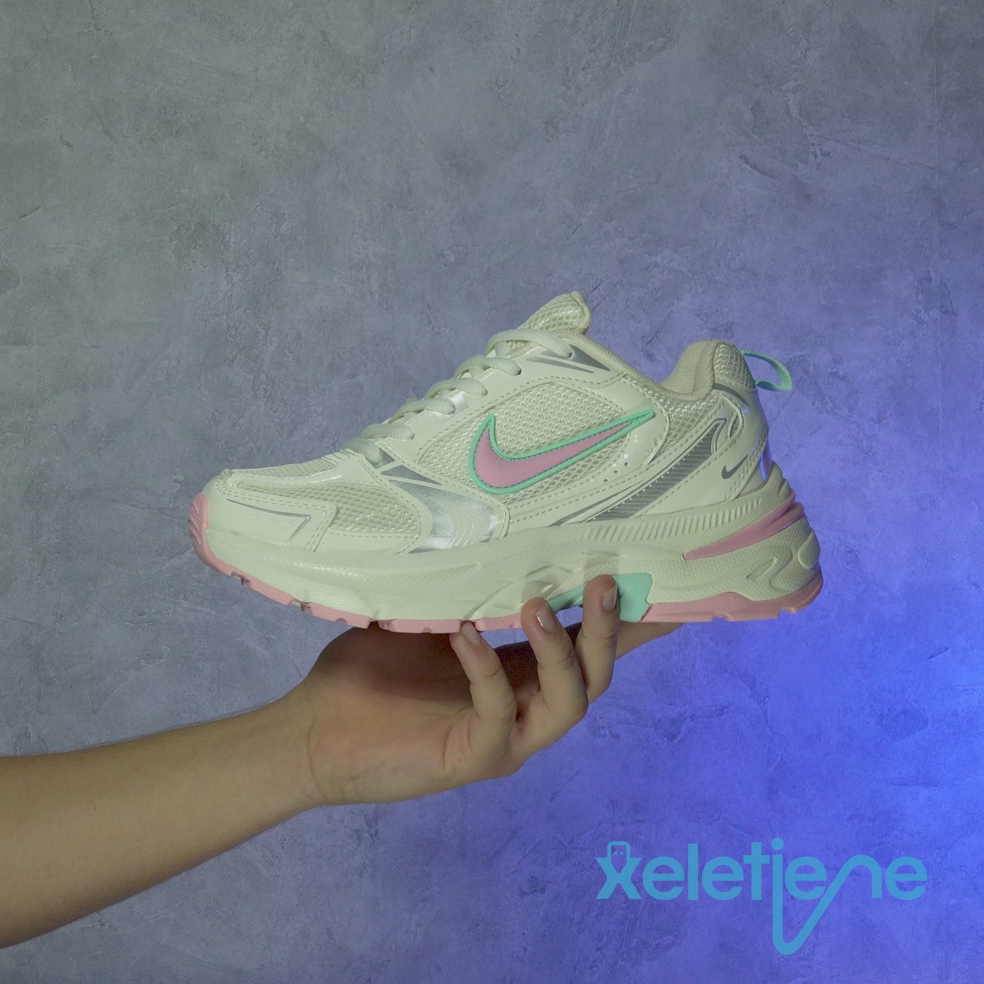N1K3 VK LONA DAMA BEIGE X ROSA